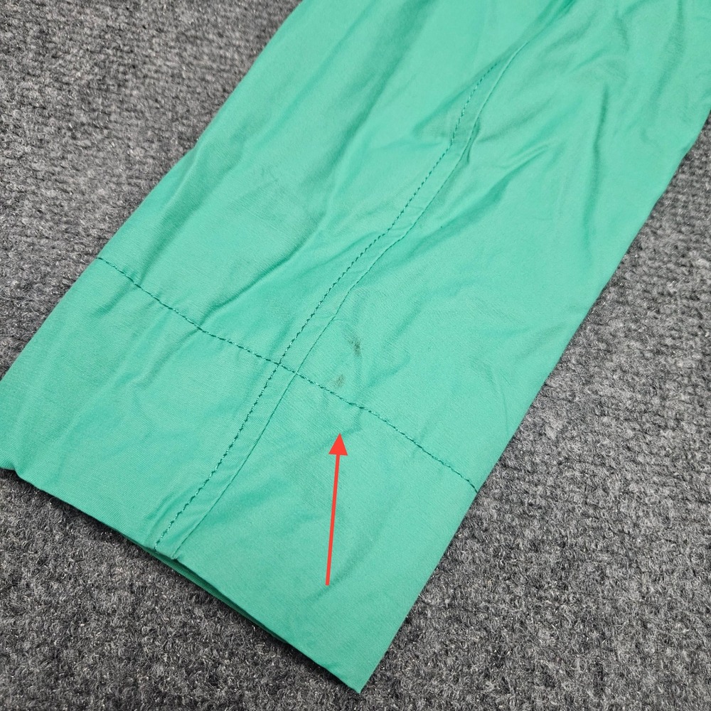 Eddie Bauer Jacket L Teal Button Front Lightweight Lined Spring‎ Coat Rain Coat - Picture 6 of 11
